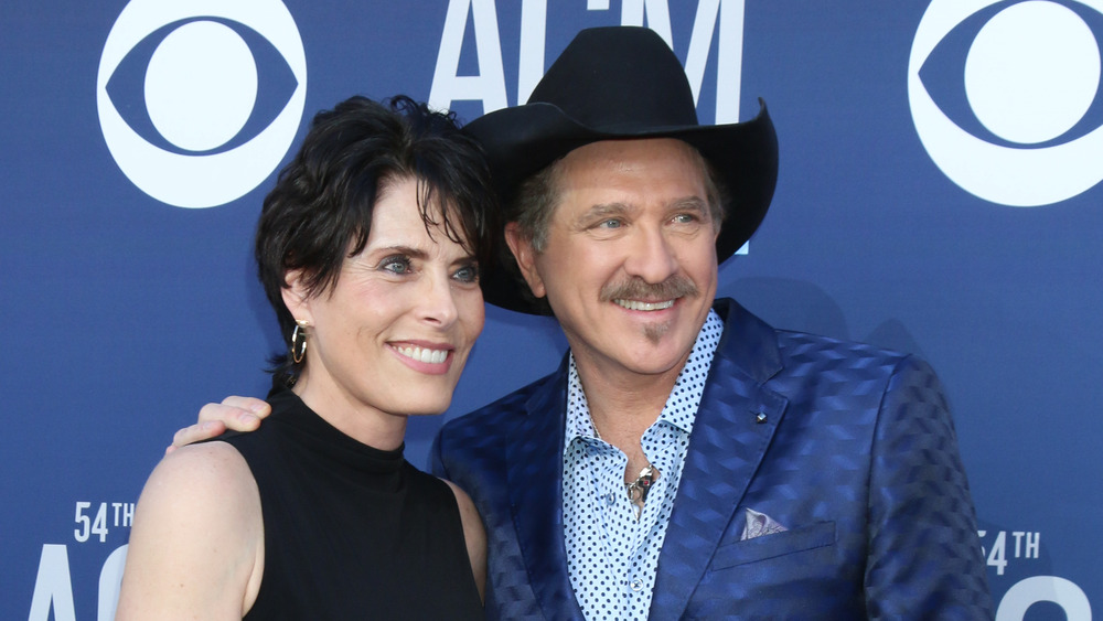 Kix Brooks at an event with his wife Barbara Brooks