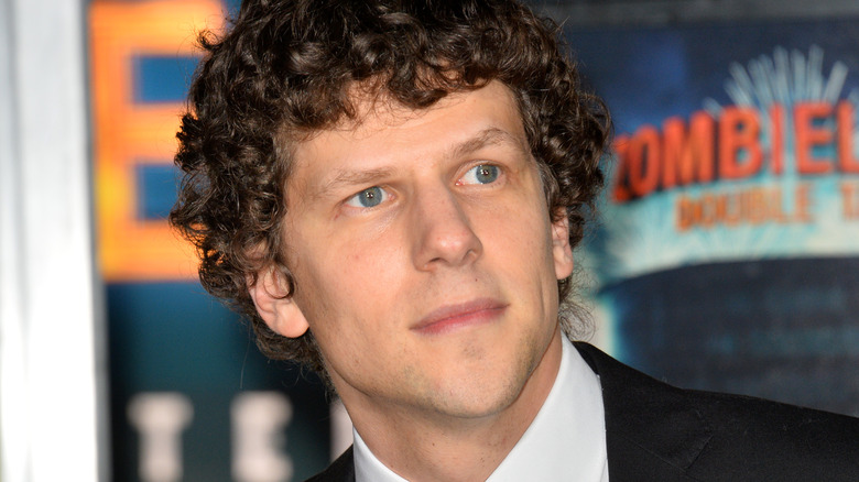 Jesse Eisenberg posing