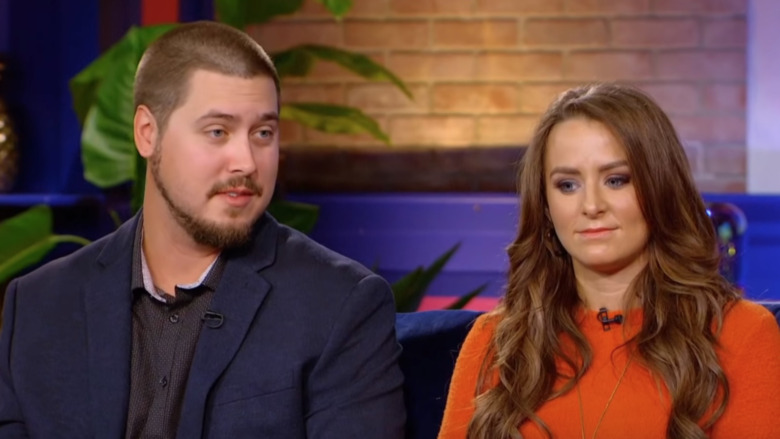 Jeremy Calvert and Leah Messer during an interview