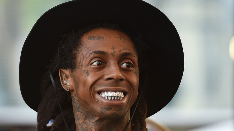 Lil Wayne wearing a hat