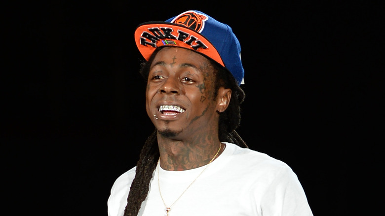 Lil Wayne onstage in 2013