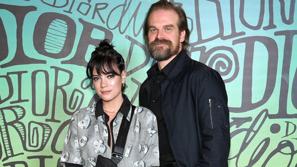 Lily Allen and David Harbour at the Dior Men's Fall 2020 Runway Show