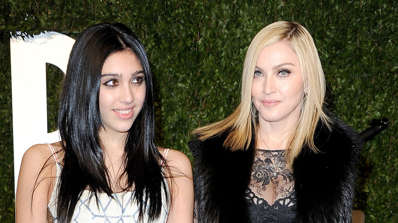 Madonna and Lourdes Leon on the red carpet