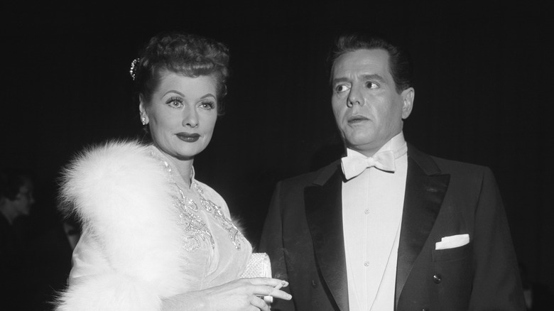 Lucille Ball, Desi Arnaz smiling