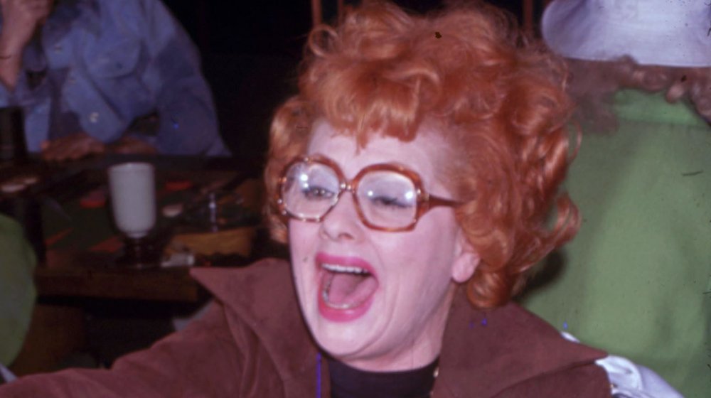 Lucille Ball playing backgammon circa 1978