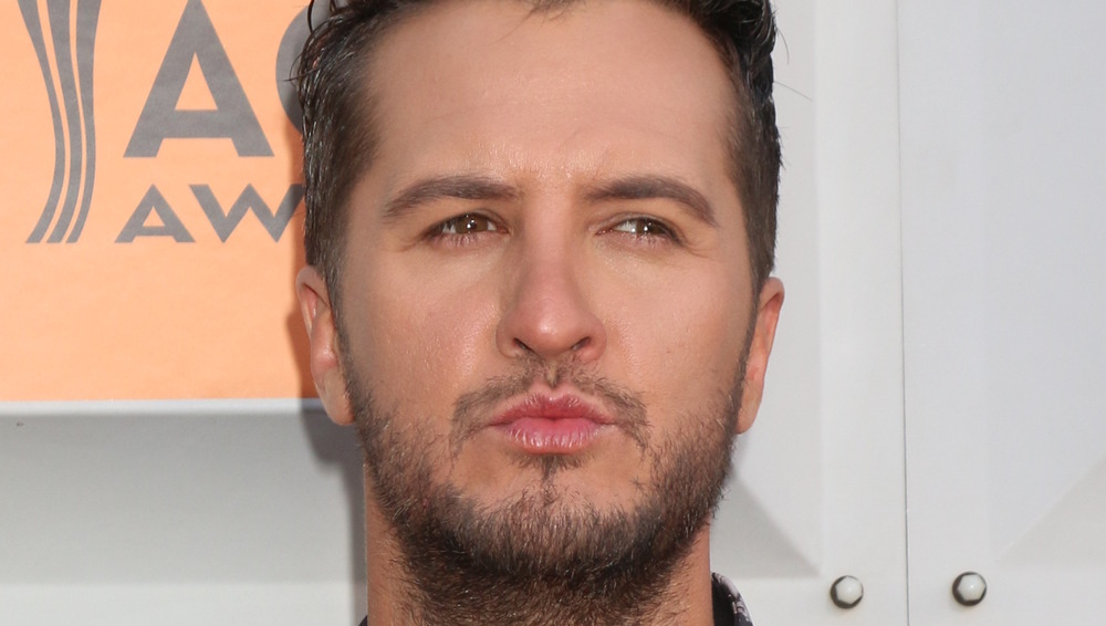 Luke Bryan frowning