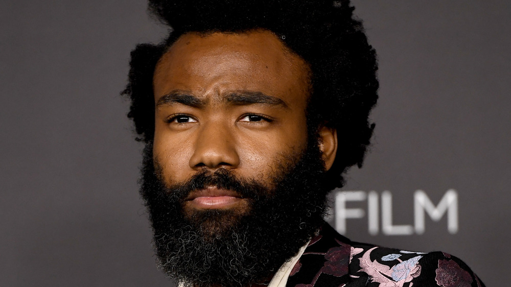 Donald Glover posing on the red carpet