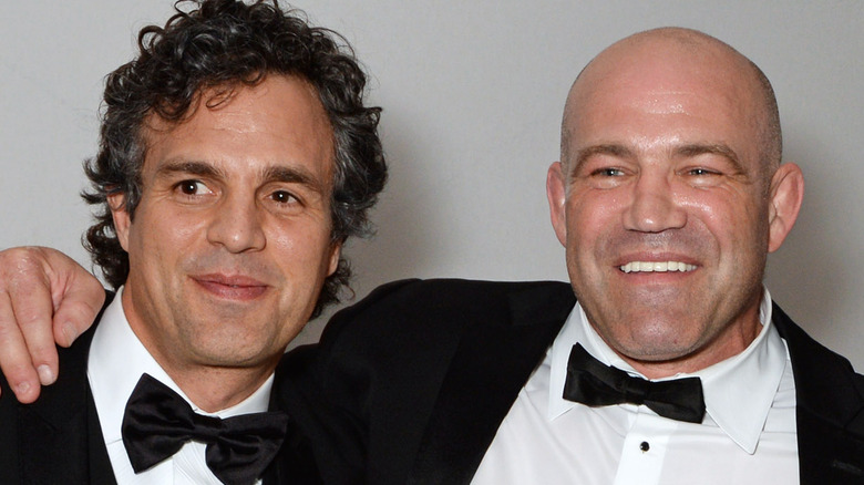 Mark Ruffalo and wrestler Mark Schultz