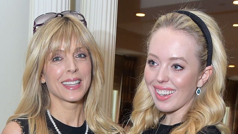 Marla Maples smiles with Tiffany Trump