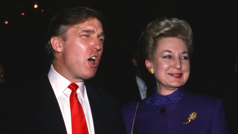 Donald Trump with sister Maryanne Barry