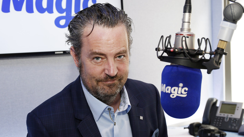 Matthew Perry on a radio show
