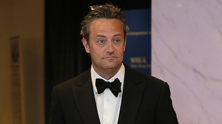 Matthew Perry looking surprised