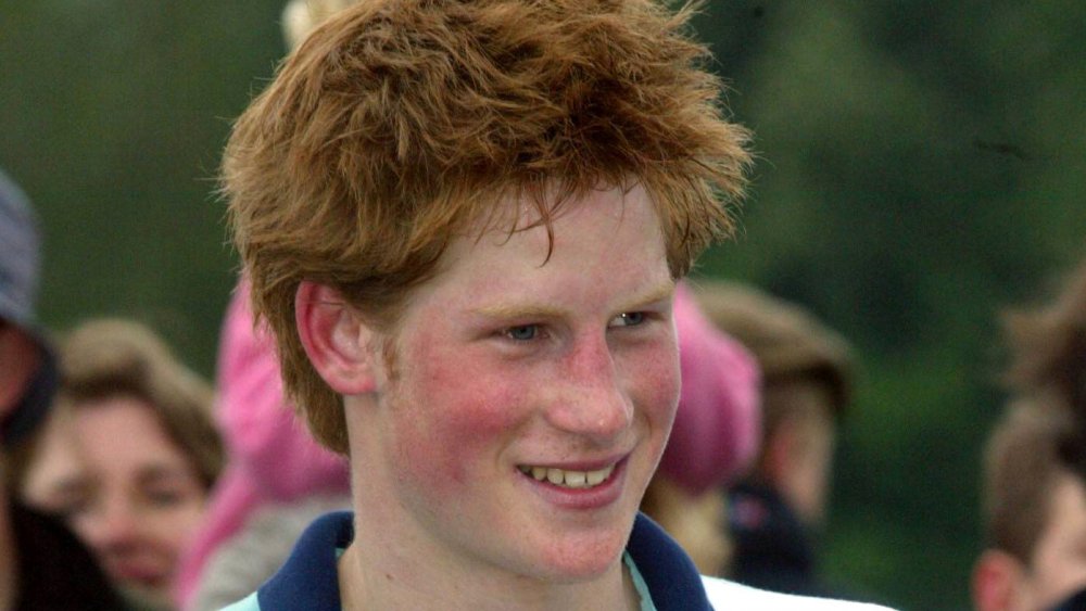 Prince Harry when he was younger
