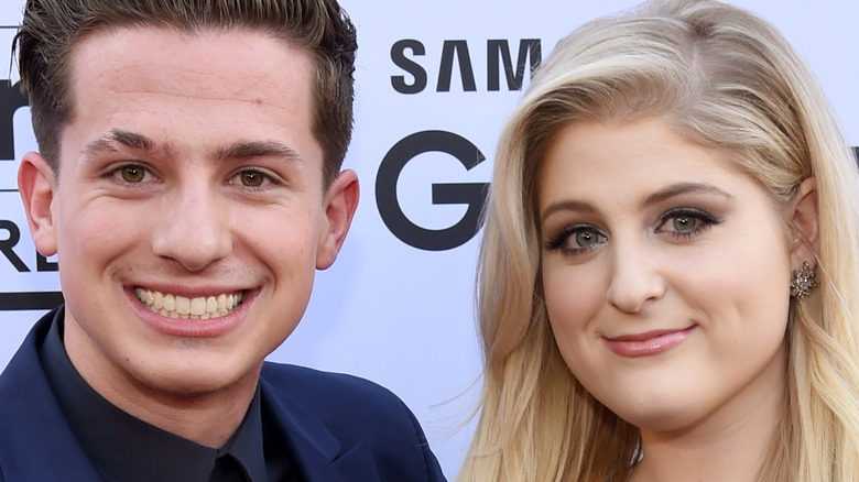 Charlie Puth and Meghan Trainor red carpet