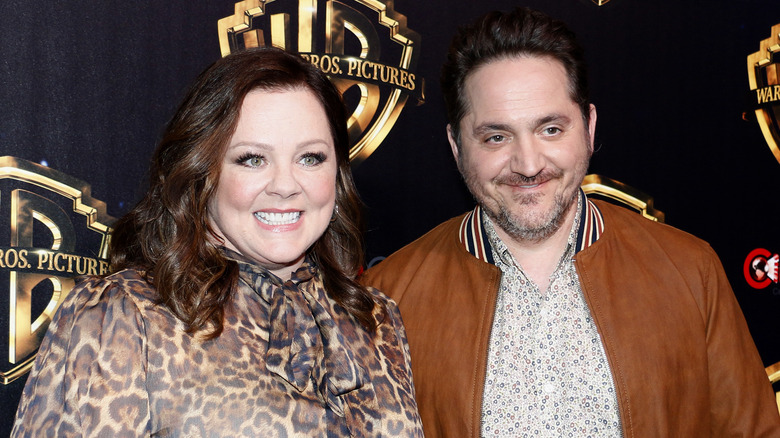 Melissa McCarthy and Ben Falcone smiling