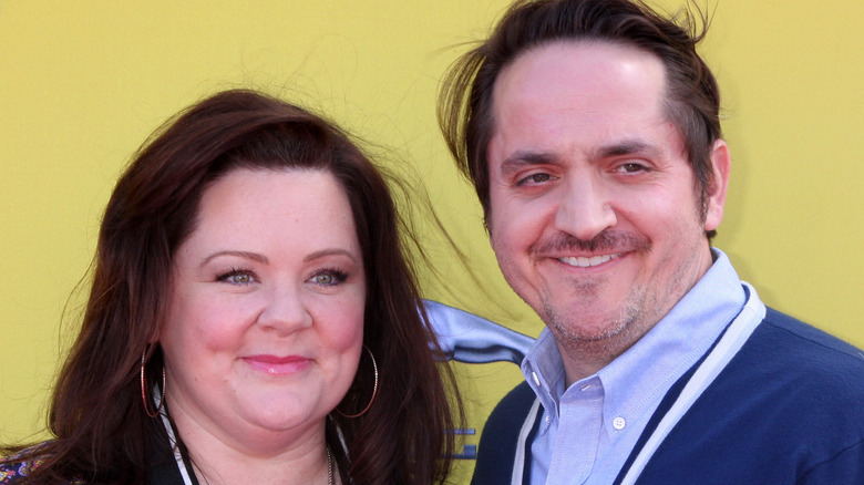 Melissa McCarthy and Ben Falcone smiling