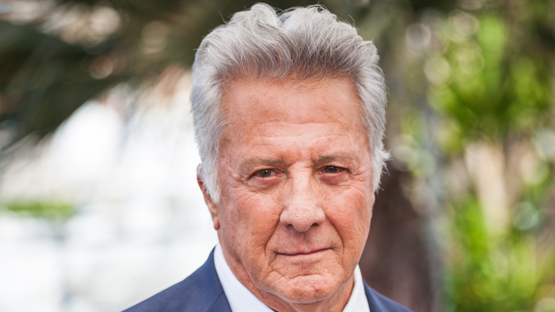 Dustin Hoffman serious