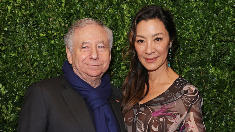 Jean Todt and Michelle Yeoh posing together