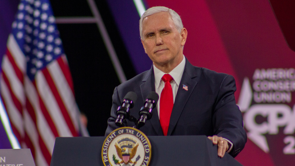 Mike Pence speaking at CPAC 2020