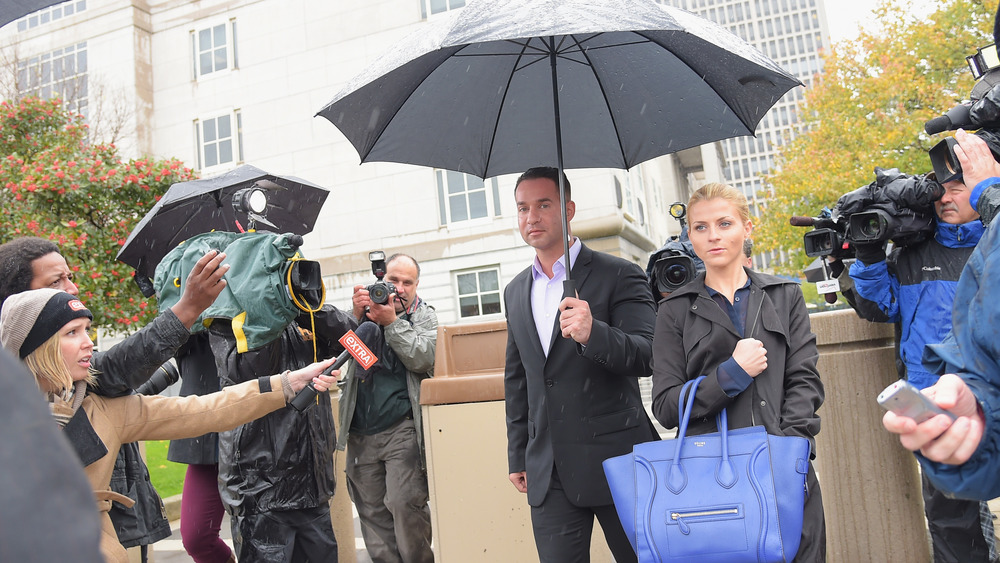 Mike and Lauren Sorrentino at court