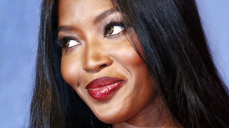 Naomi Campbell attends a movie premiere