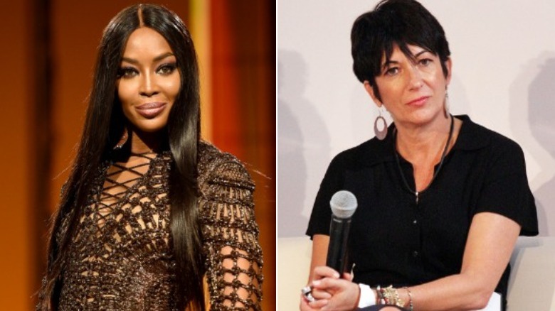 Naomi Campbell and Ghislaine Maxwell 