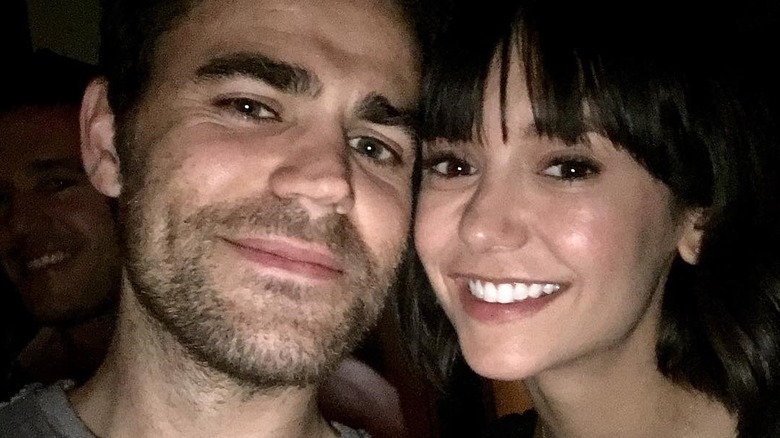 Nina Dobrev and Paul Wesley on Instagram