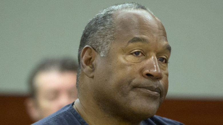 O.J. Simpson at a trial