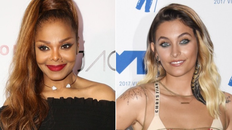 Janet Jackson and Paris Jackson