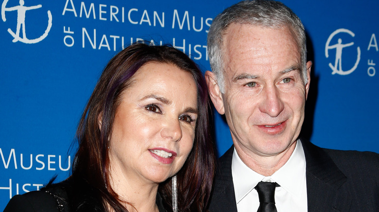 Patty Smyth and John McEnroe at an event