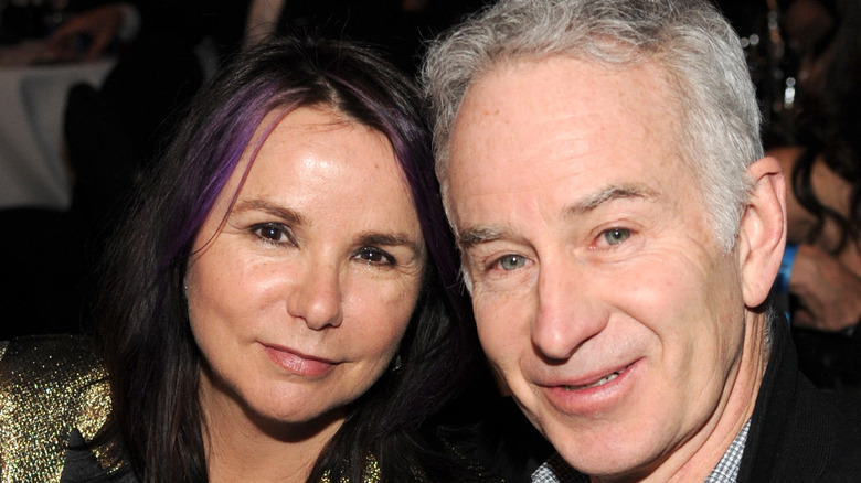 Patty Smyth and John McEnroe at an event