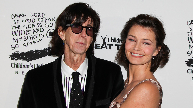 Ric Ocasek and and Paulina Porizkova