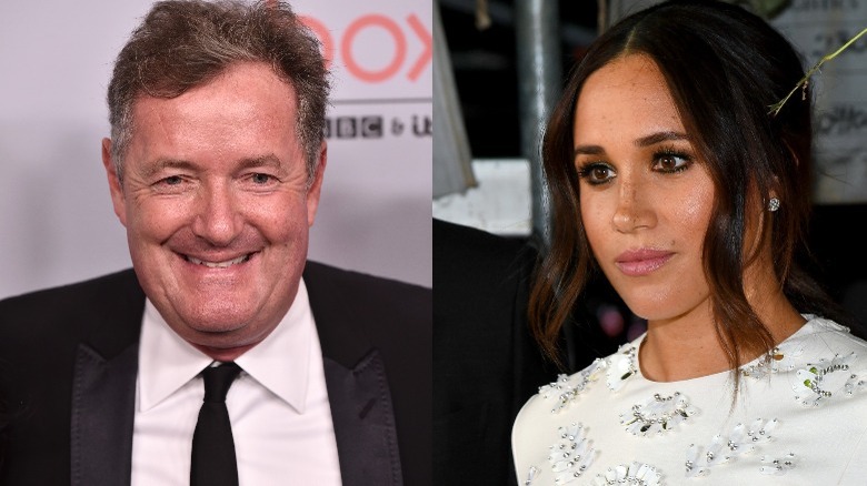 Piers Morgan and Meghan Markle