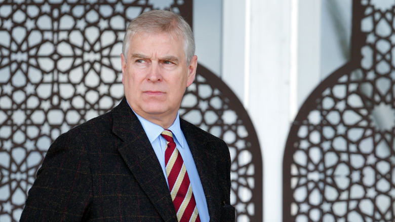 Prince Andrew attending the Endurance event