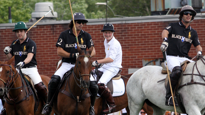 Nacho Figueras and Prince Harry playing polo