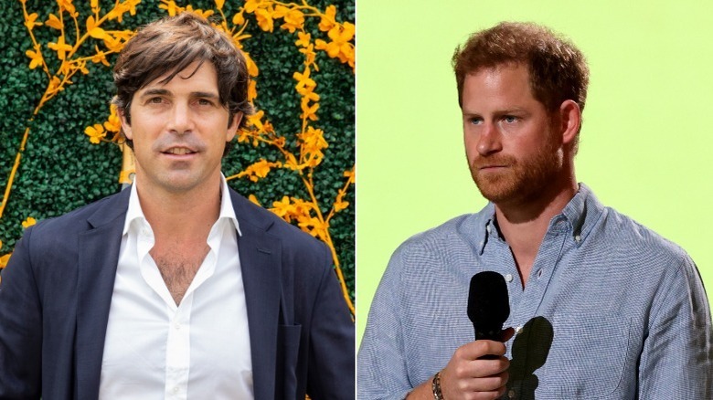 Nacho Figueras and Prince Harry posing