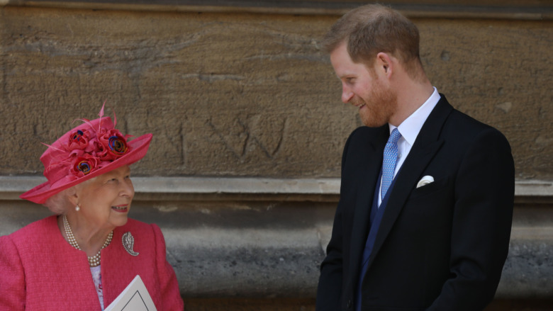 Queen Elizabeth Prince Harry Windsor