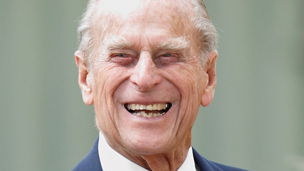 Prince Philip laughing