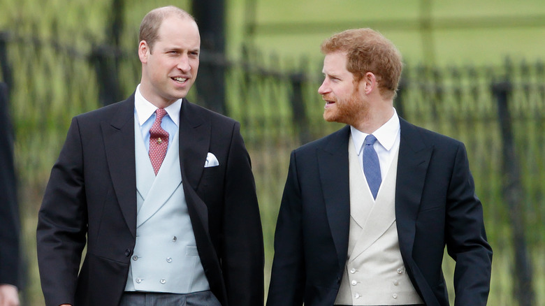 Prince William Prince Harry suits