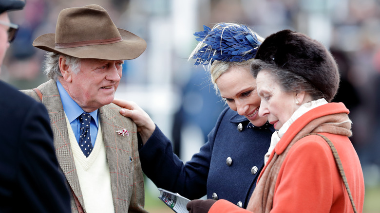 Andrew Parker Bowles, Zara Tindall and Princess Anne