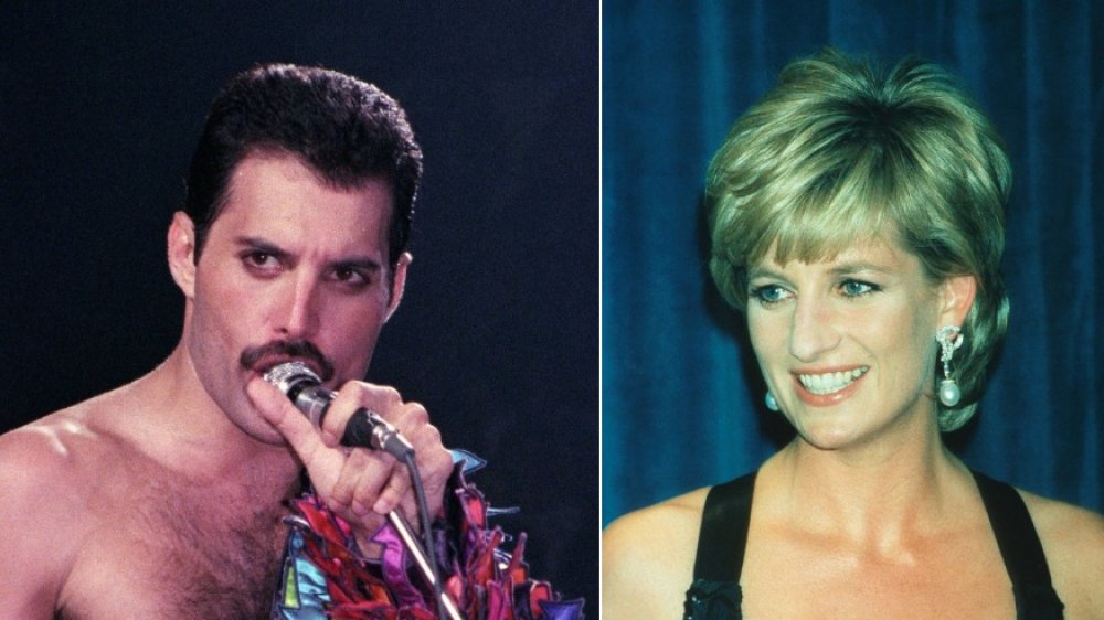 Freddie Mercury and Princess Diana