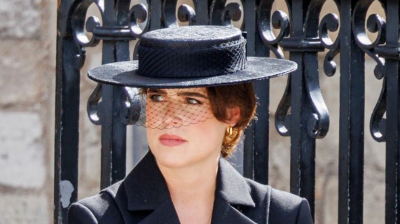 Princess Eugenie in mourning