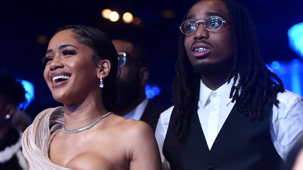 uavo and Saweetie attend the Pre-GRAMMY Gala and GRAMMY Salute to Industry Icons Honoring Sean "Diddy" Combs 