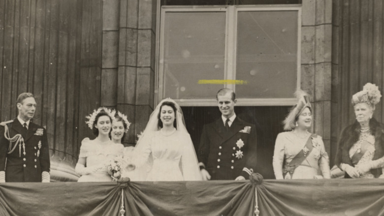 Princess Elizabeth and Prince Philip's wedding day 