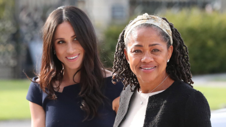 Meghan Markle with her mom, Doria Ragland