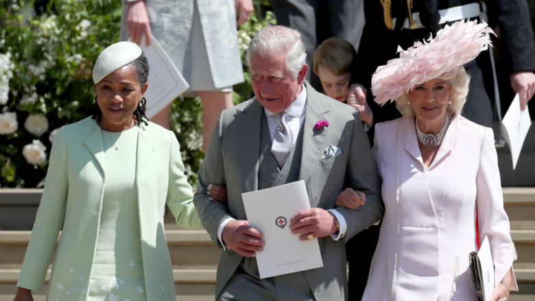 Doria Ragland with Prince Charles and Camilla Parker Bowles