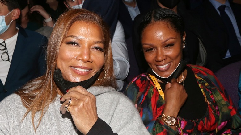 Queen Latifah and Eboni Nichols at theater