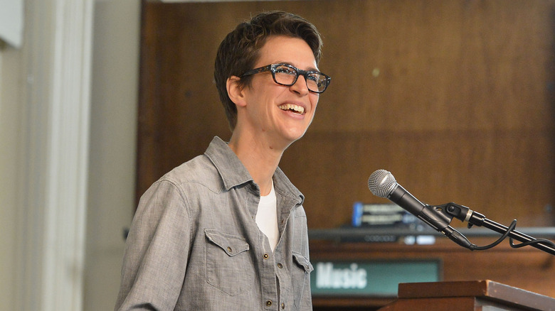 Rachel Maddow smiling