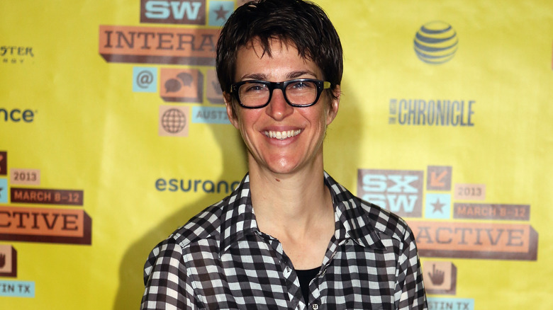 Rachel Maddow, smiling