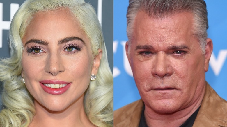 Lady Gaga and Ray Liotta on red carpets